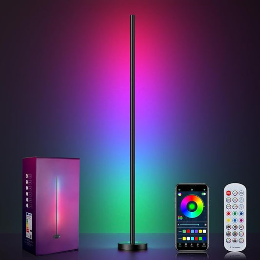 Corner Floor Lamp, LED Corner Lamp by Unknown