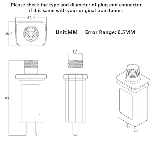 4.5V LED Controller LED Transformer Class 2 Power Supply, IP44 Waterproof Low - Image 5