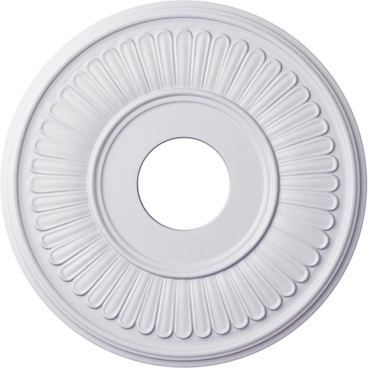 15 3/4"OD x 3 7/8"ID x 3/4"P Berkshire Ceiling Medallion (Fits Canopies up to 7")
