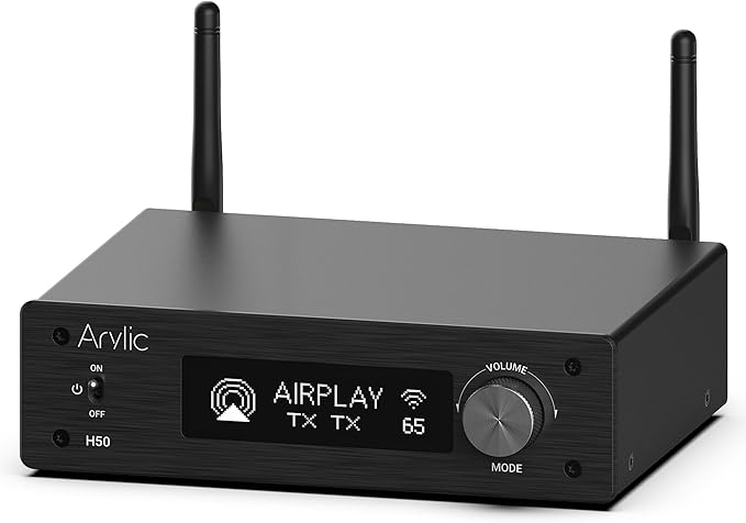 Arylic H50 Hi-Fi 50W*2 WiFi Audio Amplifier by Arylic