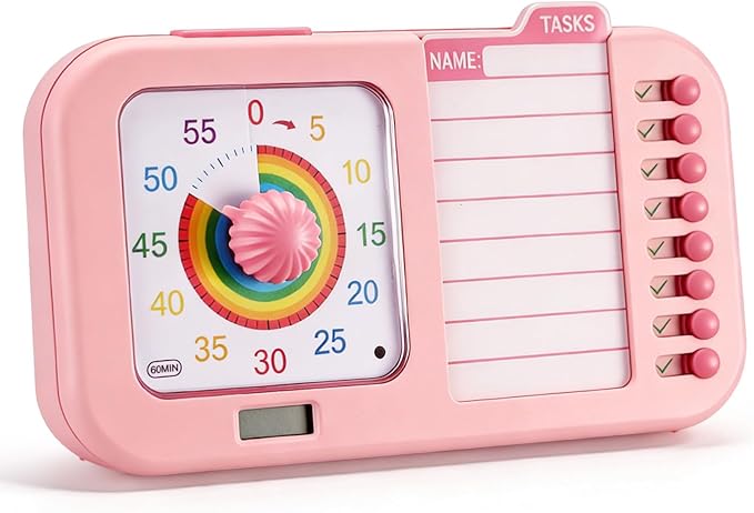 3-in-1 Visual ADHD Timer for Kids & Adults by BetterToolsBrighterFutures
