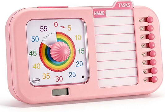 3-in-1 Visual ADHD Timer for Kids & Adults by BetterToolsBrighterFutures
