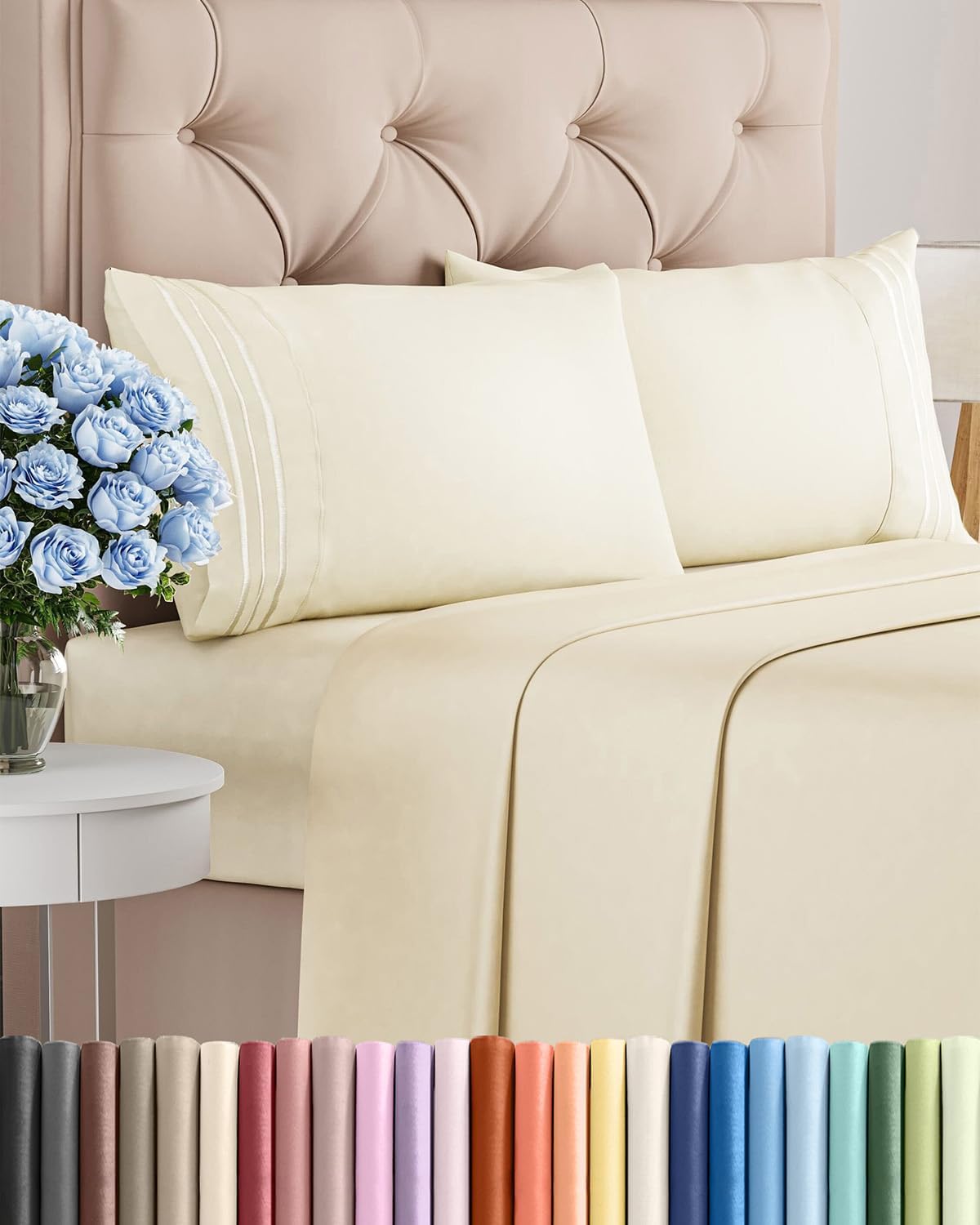 King Size 4 Piece Sheet Set