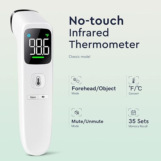 Touchless Thermometer for Adults and Kids, Fast Accurate Thermometer - Image 2