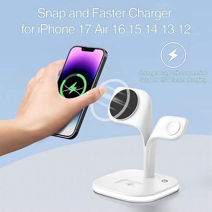 EXW for Magsafe Charger Stand, Charging Station for Multiple Devices, Wireless - Image 2