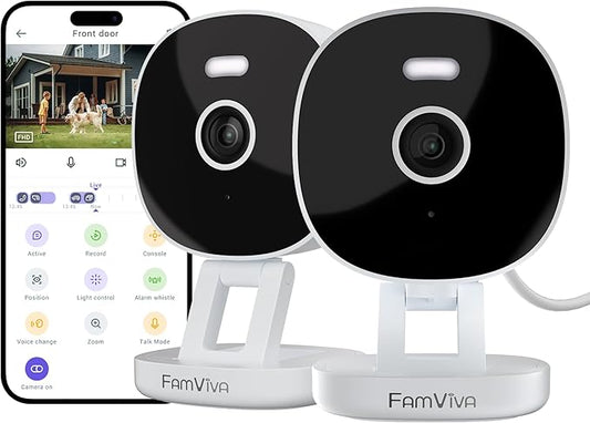 FAMVIVA 2K Security Camera, Outdoor/Indoor by FamViva