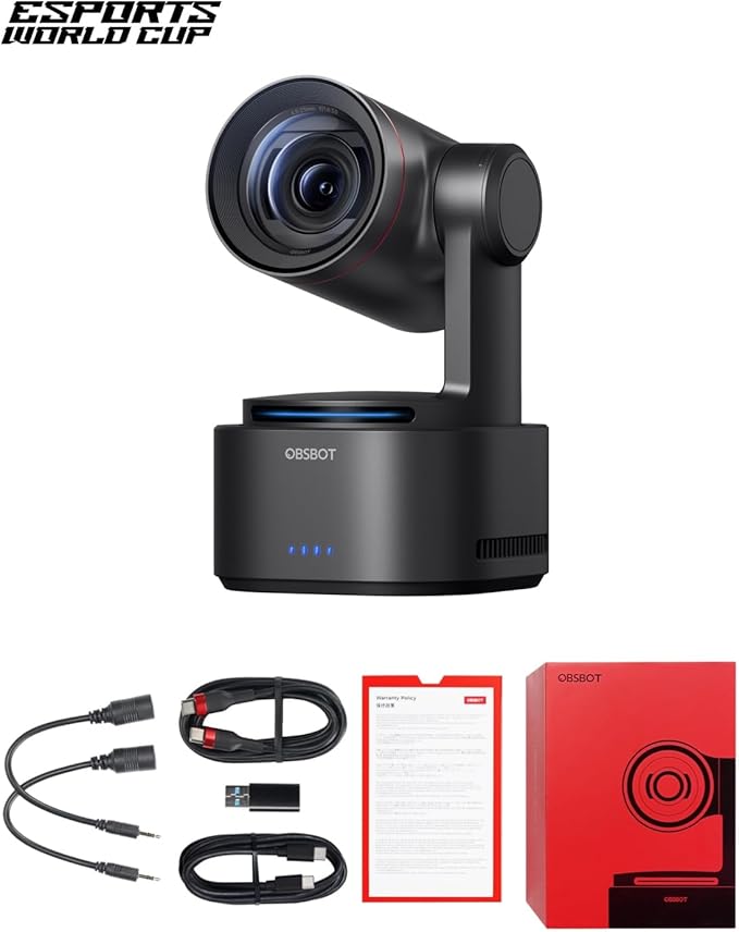 OBSBOT Tail 2 PTZR NDI Camera 4K@60FPS, Pro AI Tracking, 1/1.5" CMOS, 5X - Image 2