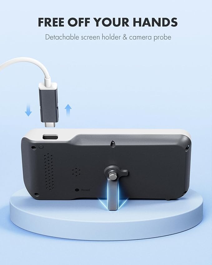 Anykit Digital Otoscope with Gyroscope, 4.5 Inches Screen, 3.9mm Ear Scope - Image 7