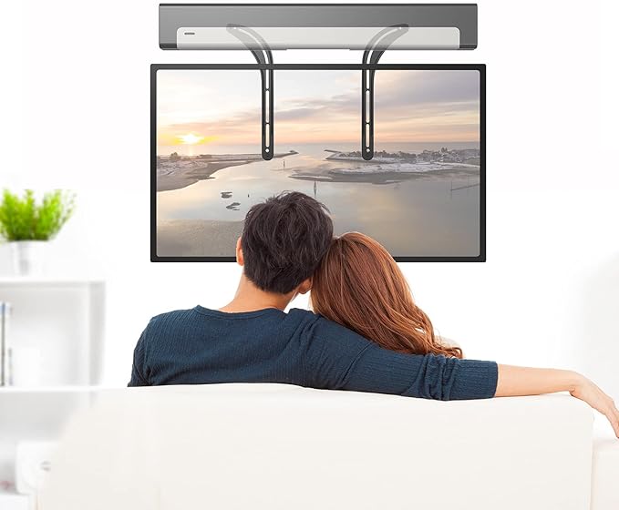 WALI Sound Bar Mount Bracket for Mounting Above or Under TV, Fits 32 to 70 inch - Image 7