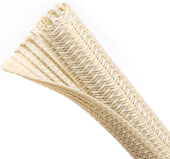 Split Wire Loom Tubing, Cable Protector Sleeve, Braided Cable Management by ConveniencetoYourLife