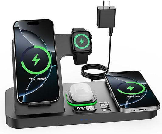 Dual Phone Wireless Charging Station by Feiltik