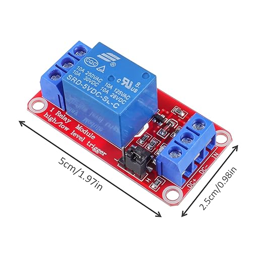 HUAREW 5V One Channel Relay Module Relay Switch - Image 3
