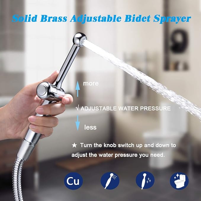 Handheld Bidet Sprayer for Toilet, Hand Held Bidet Attachment, Cloth Diaper - Image 8