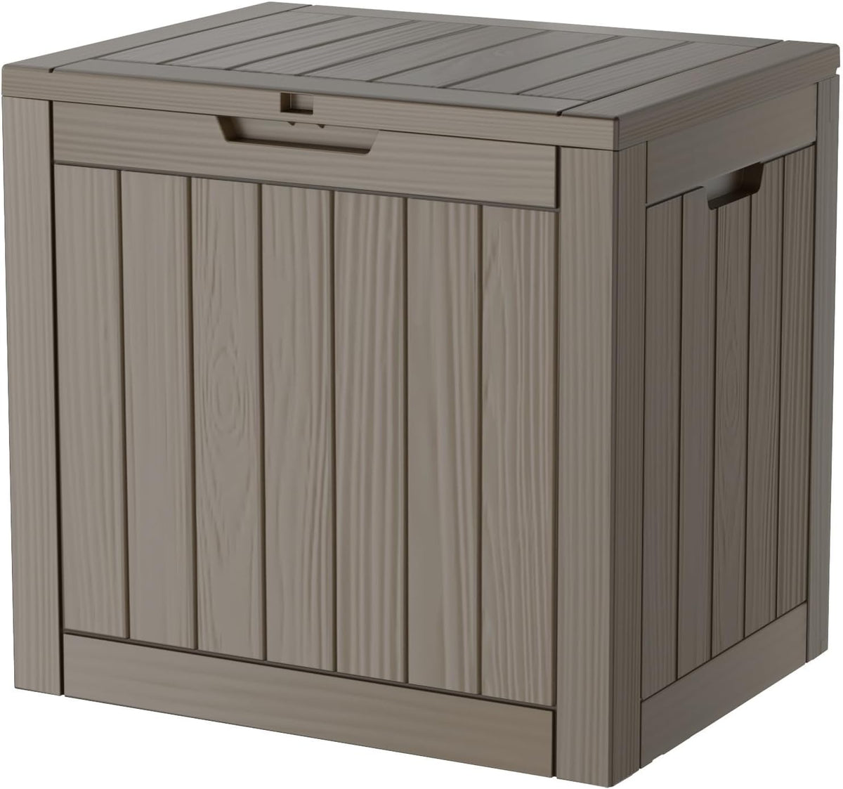 outdoor storage box, 35 gallon waterproof deck box, main product view