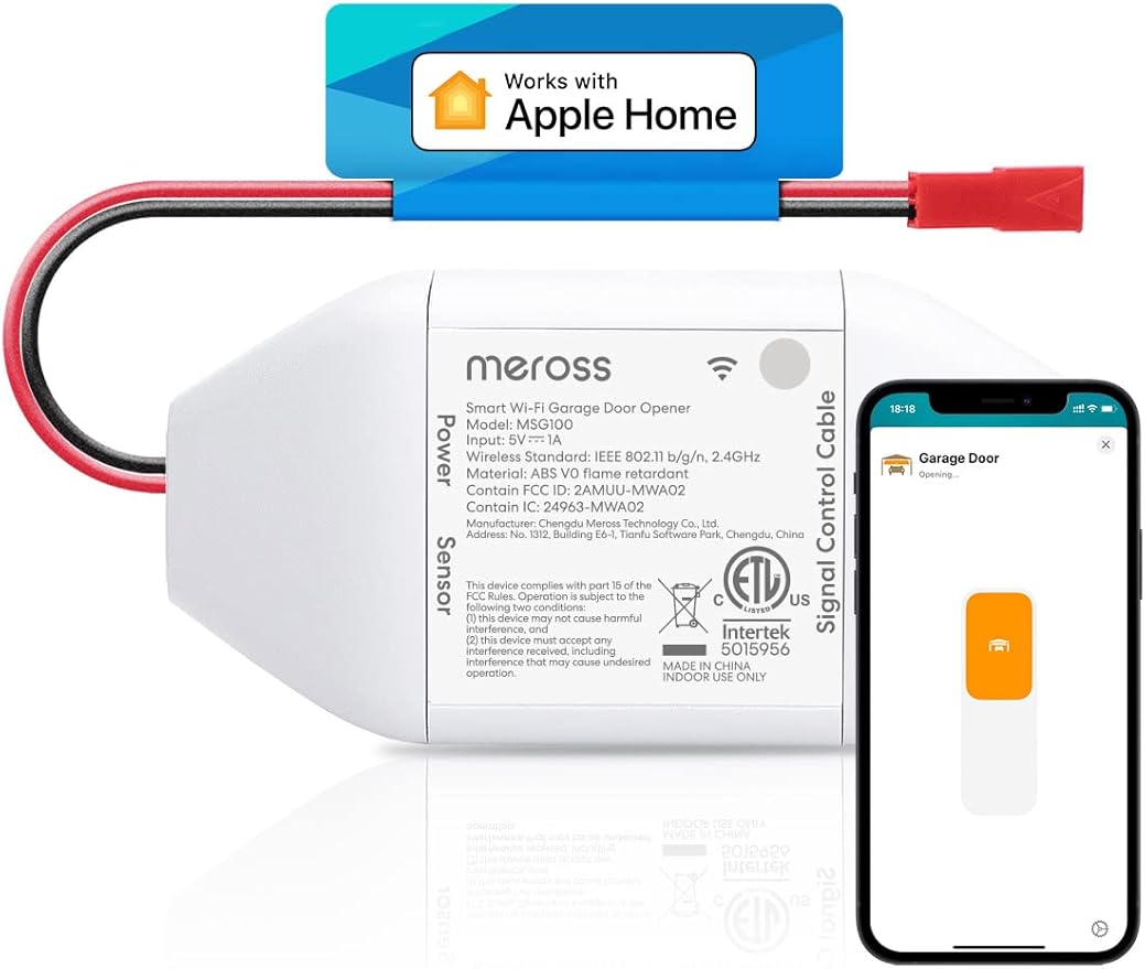 meross Smart Garage Door Opener Remote, Compatible by meross