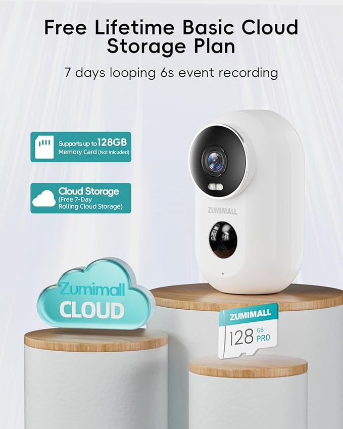 ZUMIMALL Solar Security Cameras Wireless Outdoor, 2K Outdoor Camera Wireless - Image 7