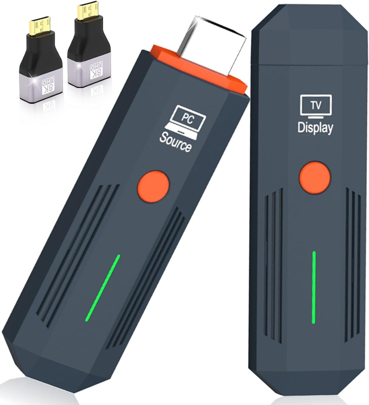 2026 Upgraded Wireless HDMI Transmitter and Receiver 328FT/100M, Plug & Play