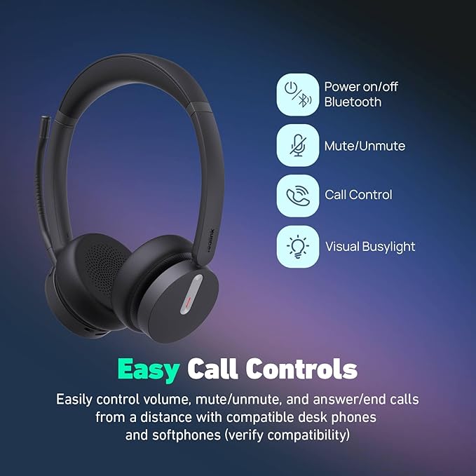 Yealink HA64 Pro Wireless DECT & Bluetooth Headset - Image 6
