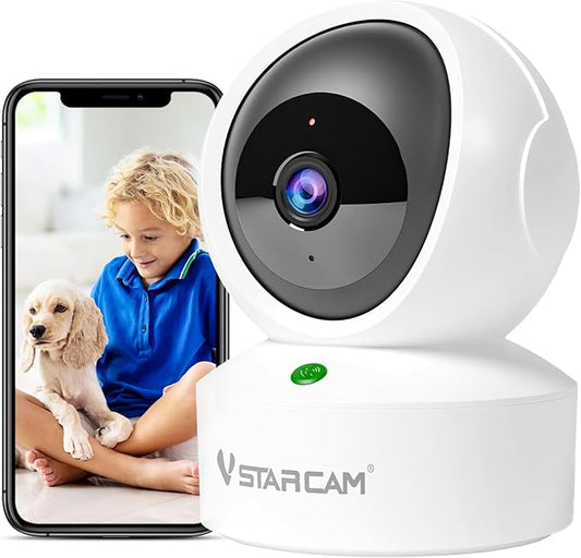 VSTARCAM 2K QHD Security Camera Indoor, Room Camera Baby Monitor 360° by VSTARCAM