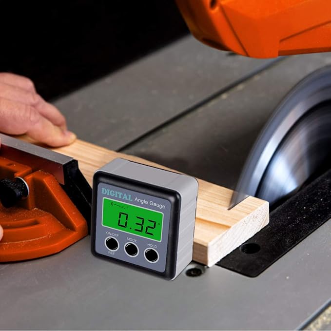 Digital Angle Gauge, Angle Finder Magnetic Digital Level Protractor, Table Saw - Image 7