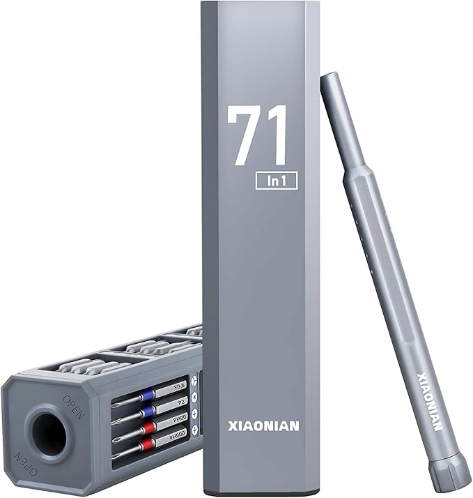 71 in 1 Small Precision Screwdriver Set, XIAONIAN Mini Multi-Bits Screwdriver by XIAONIAN