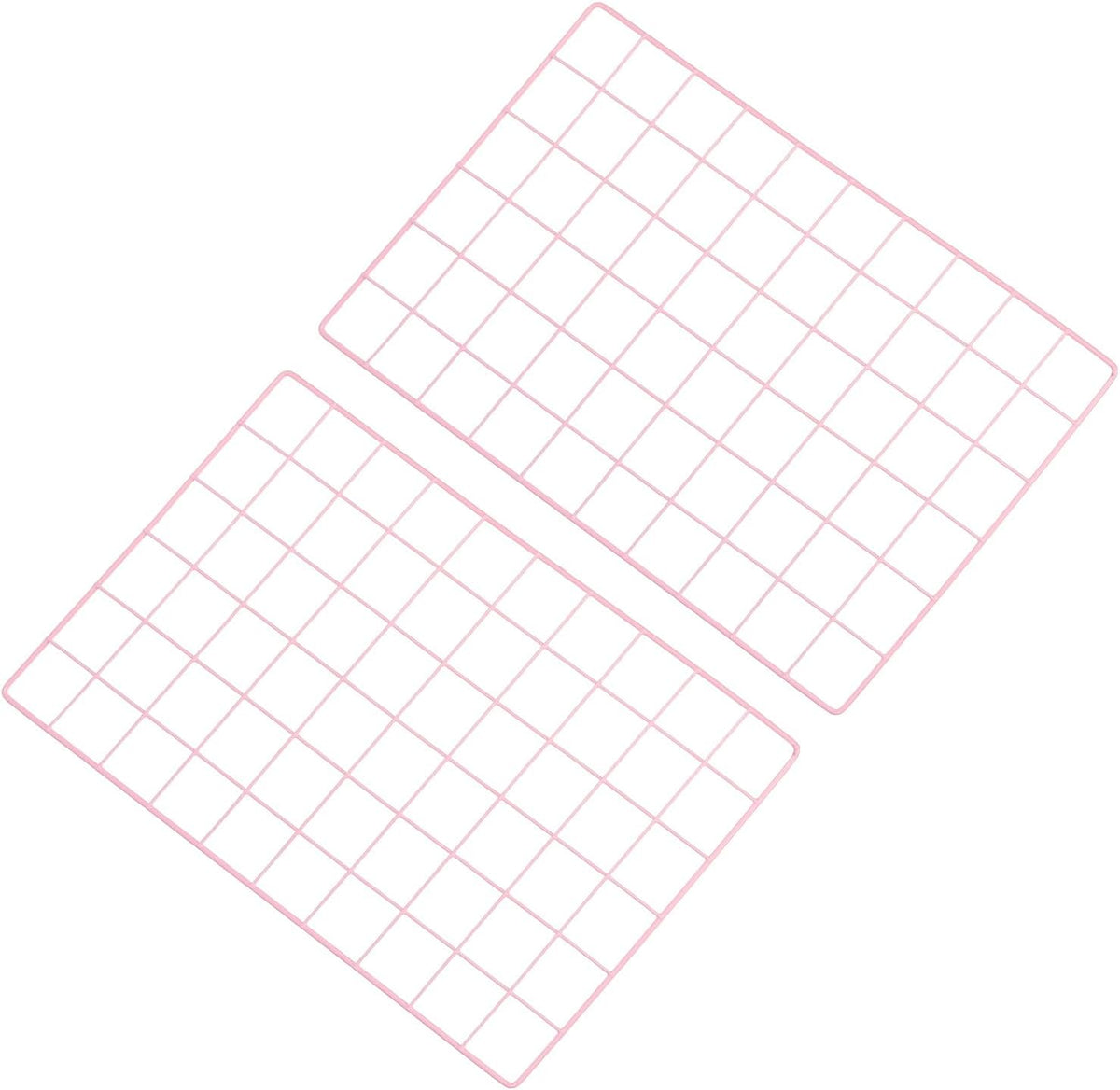 PATIKIL 12"x20" Wire Grid Panel, 2 Pack Board Photo Pictures Memo Display Grid