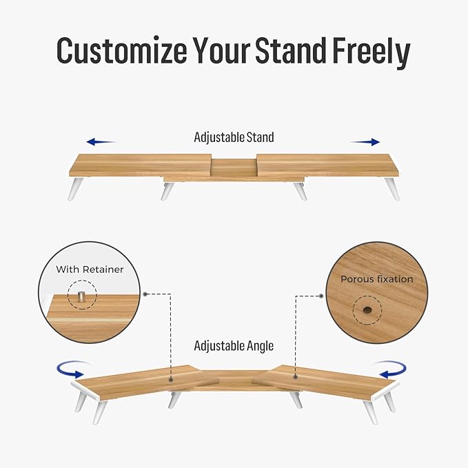 loukin Dual Monitor Stand Riser - Image 3
