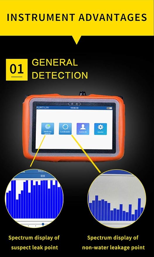 PQWT L4000 Underground Water Leak Detectors Indoor Outdoor Wall Water Pipe - Image 6
