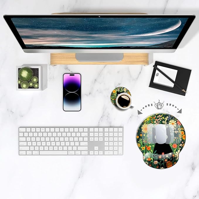Ergo Comfort Gel Wrist Rest Mouse Pad-Ergonomic Office Mousepad - Image 3