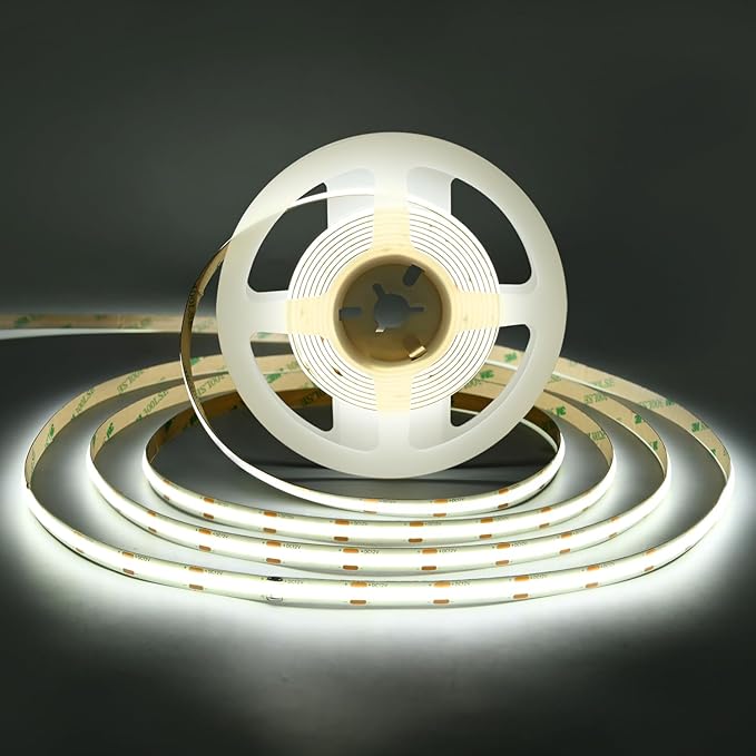TUNICHX COB LED Strip Lights DC 12V LED Strip Flexible Super Bright LED Strips by TUNICHX
