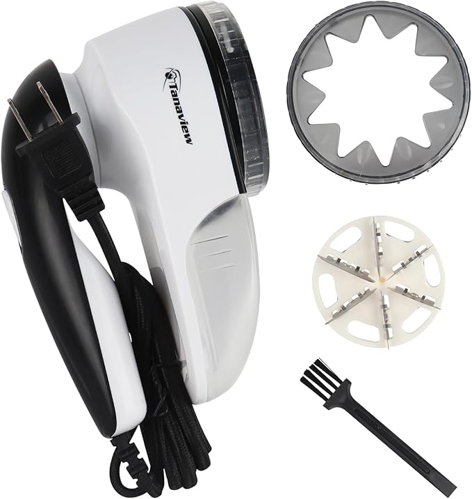 Power Corded Electric Fabric Shaver, No Battery, Pilling & Fuzz Remover by Tanaview