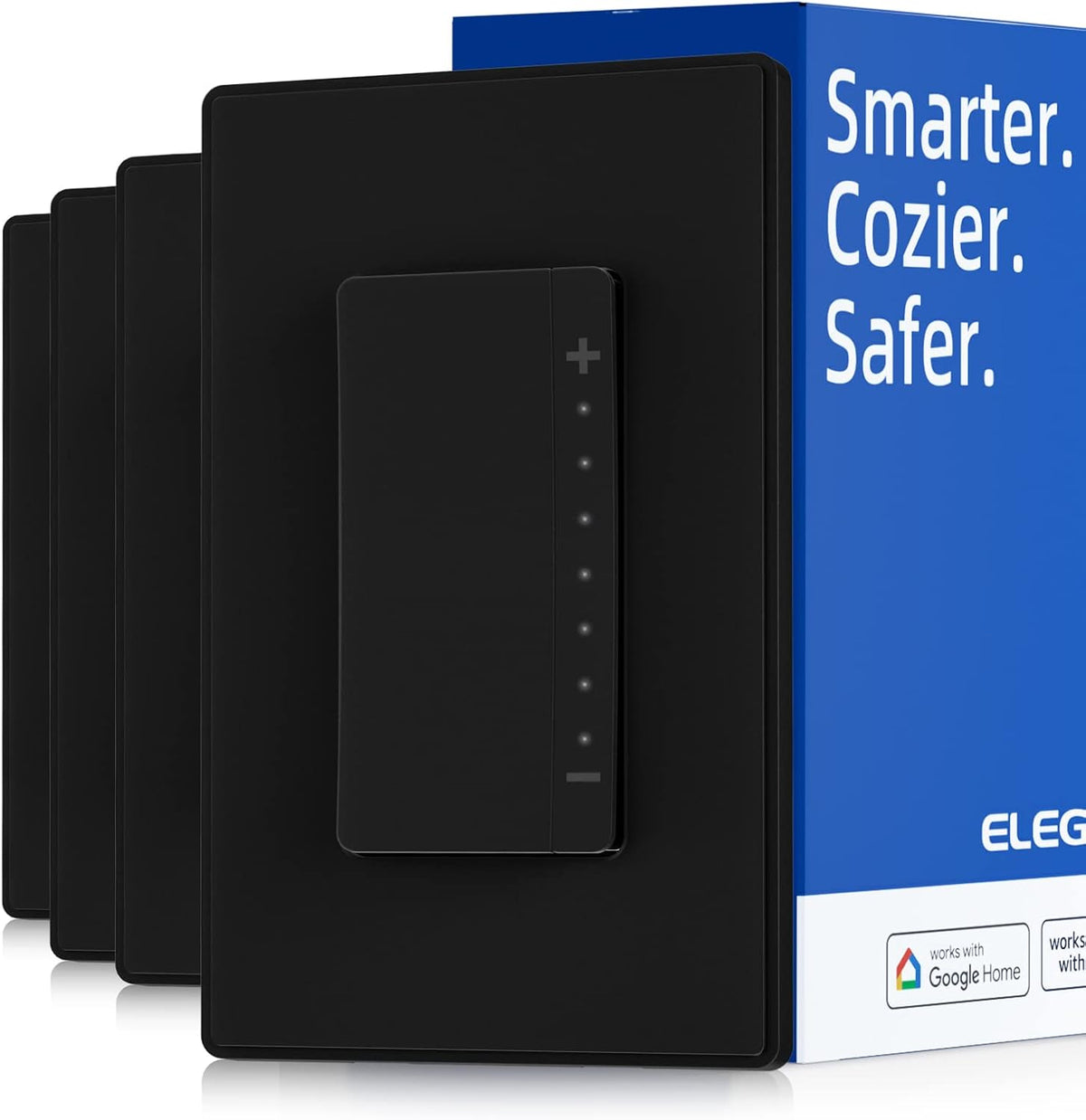 ELEGRP Smart Dimmer Light Switch DPR30, 2.4GHz Wi-Fi Dimmer Switch Compatible