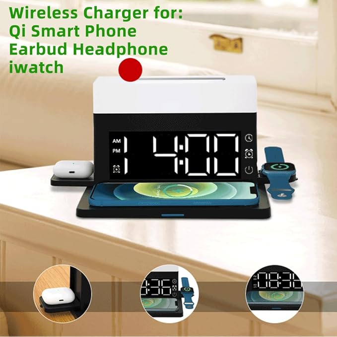 IHAO 6in1 Smart Alarm Clock - Image 6