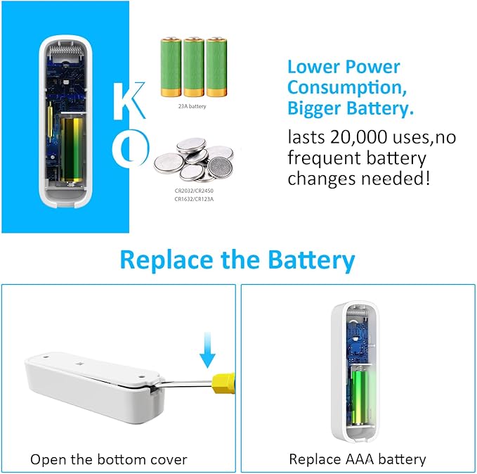 Wireless Door Sensor Chime, Door Open Alarm When Entry Business/Office/Store - Image 6