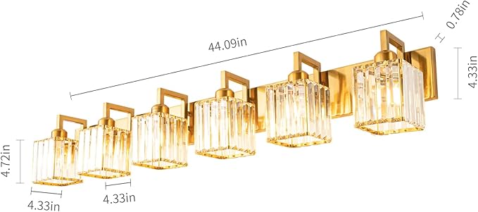 FDPBY Modern Crystal Bathroom Vanity Light - Image 4