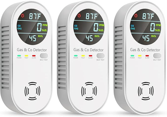 Vilfet Carbon Monoxide Detectors & Natural Gas Detector, 4-in-1 Carbon Monoxide by VilfeLLC