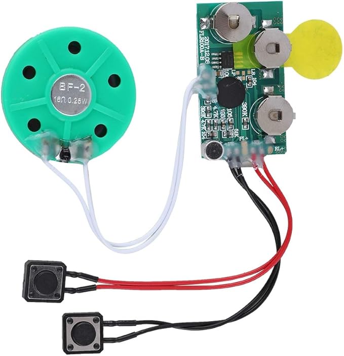 fosa 4 Minutes DIY Greeting Card Chip Music Sound Voice Recording Module Device - Image 7