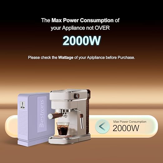 BESTRANS 2000W Step Up Transformer 110v to 220v Converter, Heavy Duty Voltage - Image 2