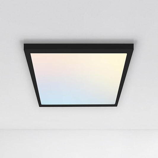 ASD LED 12" Square Flush Mount Ceiling Light Fixture, Low Profile Surface by ASDLightingCorporation