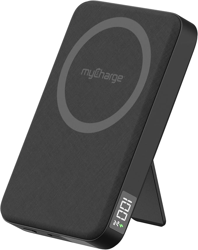 myCharge CliqLuxe Magnetic Wireless Power Bank 10, 000mAh | iPhone & MagSafe by myCharge