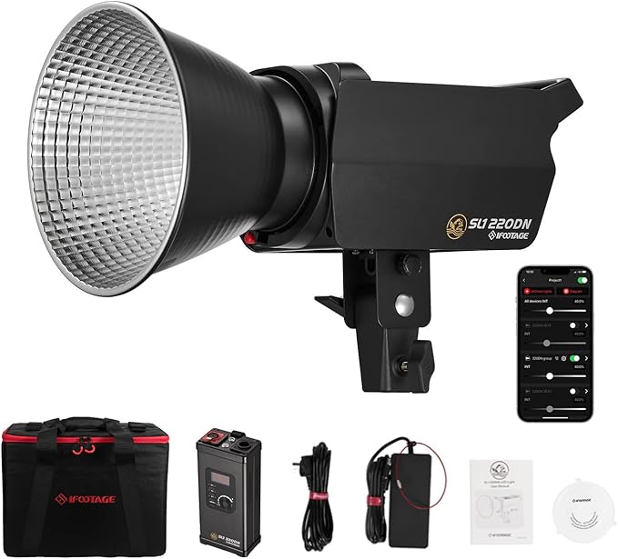 IFOOTAGE SL1 220DN LED Video Light, Continuous LED Lighting by IFOOTAGE
