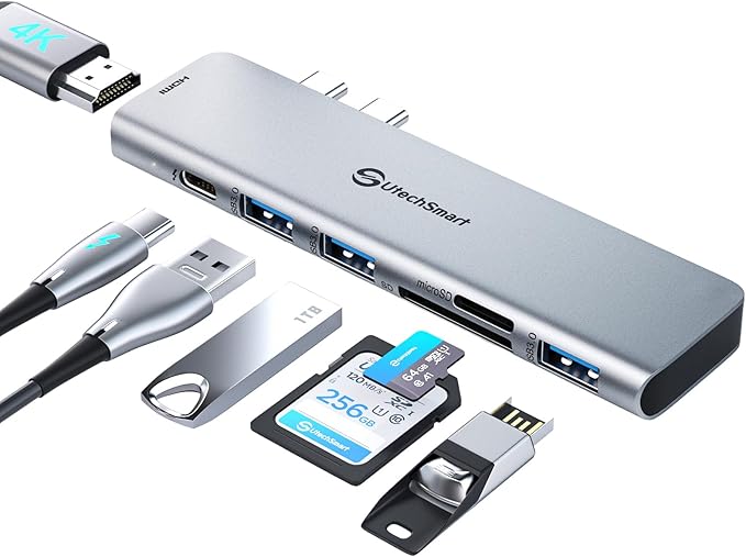 USB C Hub Adapter MacBook by UtechSmart