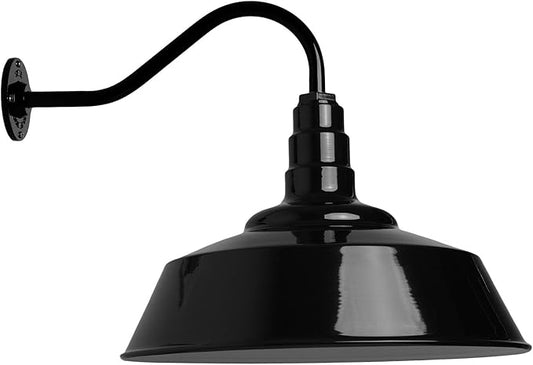 Steel Lighting Co. Large Outdoor Barn Light | Gooseneck Light Fixture | Made in by SteelLightingCo