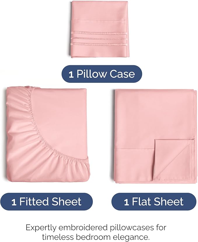 Twin XL Size 3 Piece Sheet Set - Image 2