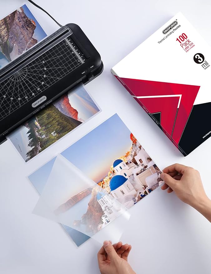 SINOPUREN Thermal Laminating Pouches, 3mil Laminating Sheets, 8.9x11.4 Inches - Image 8