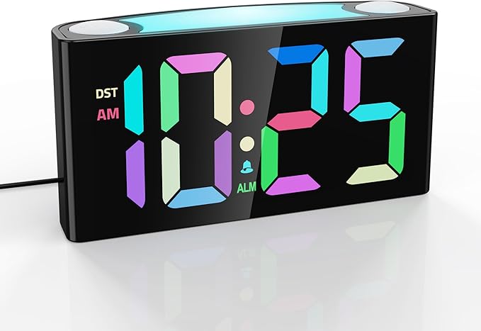 Mesqool Digital Alarm Clock for Bedrooms - Image 9