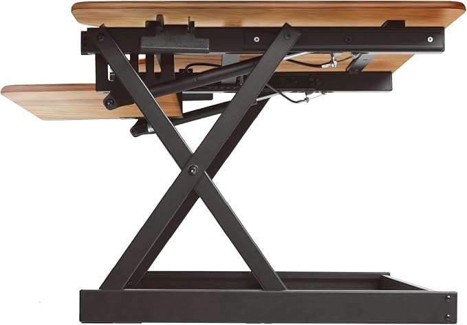 Rocelco 46" Large Height Adjustable Corner Standing Desk Converter - Image 4