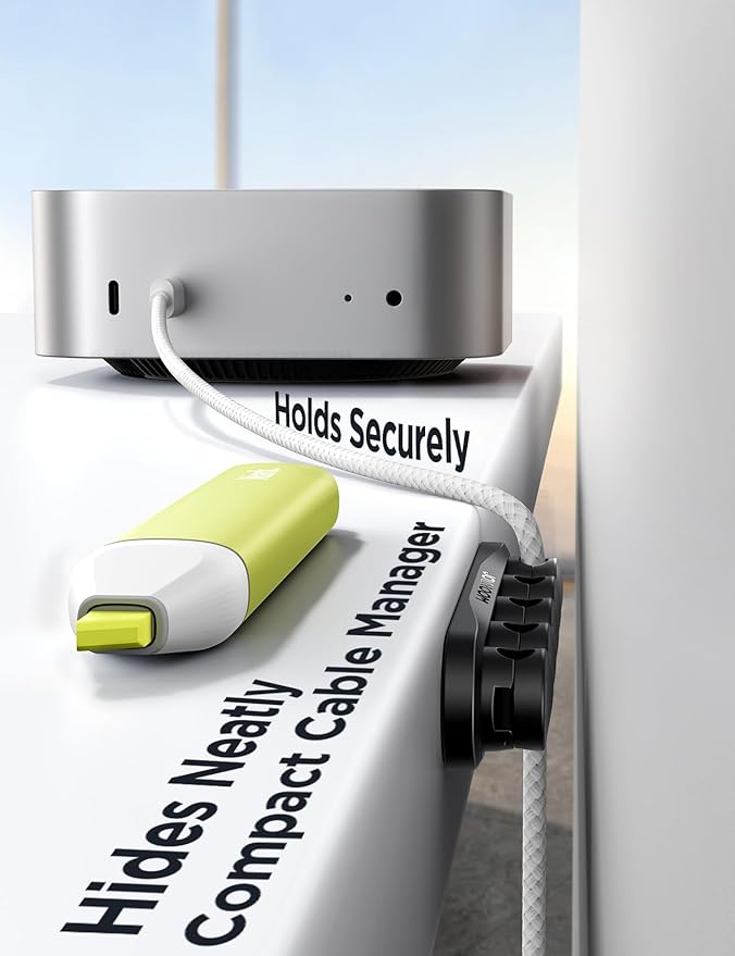 5-in-1 Magnetic Cord Organizer JOYROOM Cable Clips Under Desk Adhesive Cord - Image 7