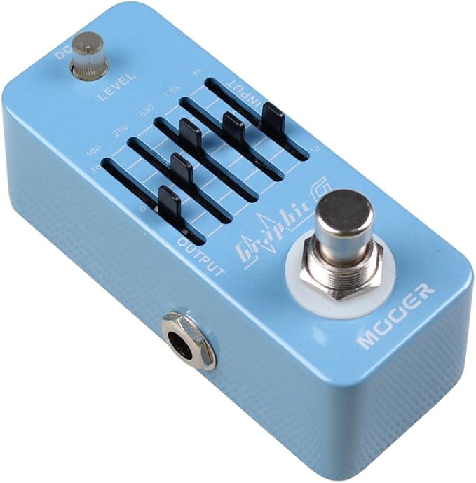 MOOER Micro EQ equalizer pedal, 100 Hz ~ 4 kHZ range, 5 banks adjustment and - Image 2