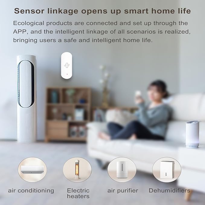 Smart Vibration Sensor: Wireless Glass Break Detector, WiFi Door Sensor - Image 4